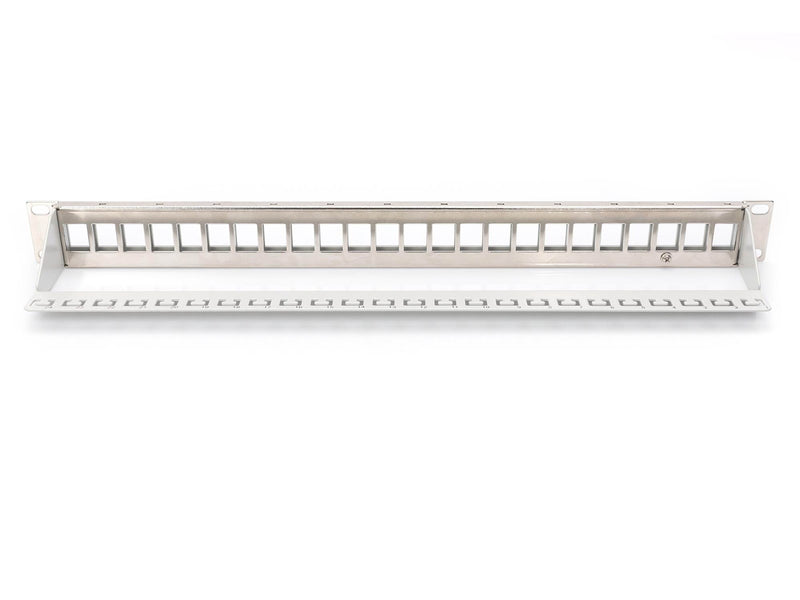 DIGITUS DN-91410-LF Modular Patch Panel for Keystone Jack 1U Rack Mount 24-port blank