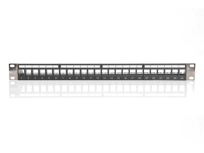 DIGITUS DN-91411-LF - 1U - 24-Port RJ45 Patch Panel