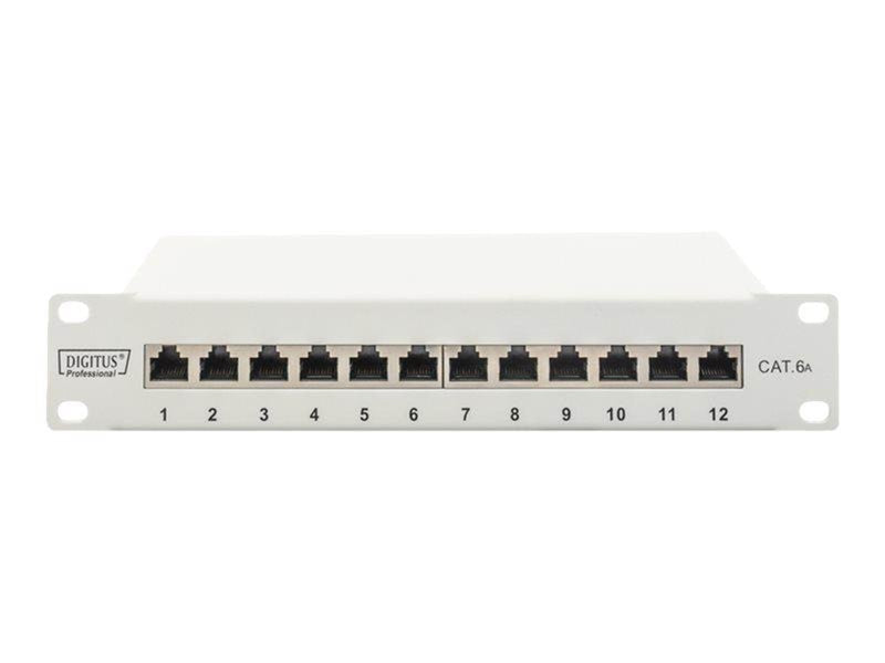 DIGITUS DN-91612S-EA-G - patch panel - 1U - 10"