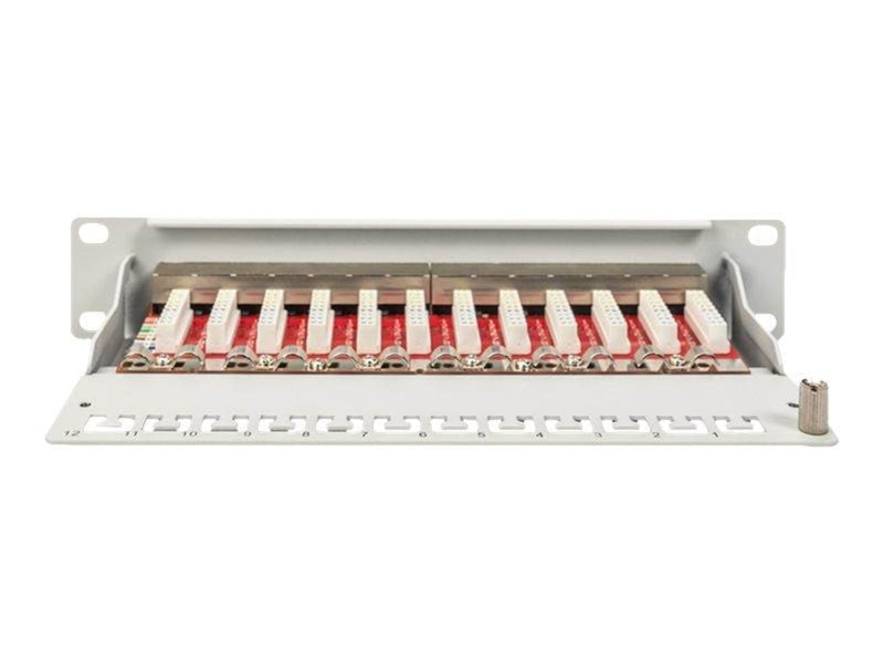 DIGITUS DN-91612S-EA-G - patch panel - 1U - 10"