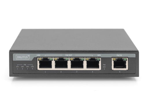 DIGITUS DN-95128-1 4-Port Gigabit 4PPoE Extender 802.3at 60W