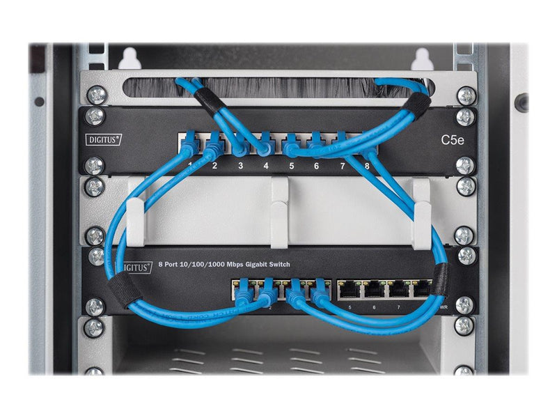 DIGITUS DN-95331 - switch - 8 ports - Managed - rack-mountable
