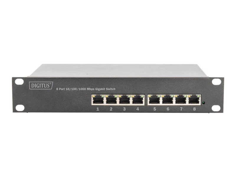 DIGITUS DN-95331 - switch - 8 ports - Managed - rack-mountable