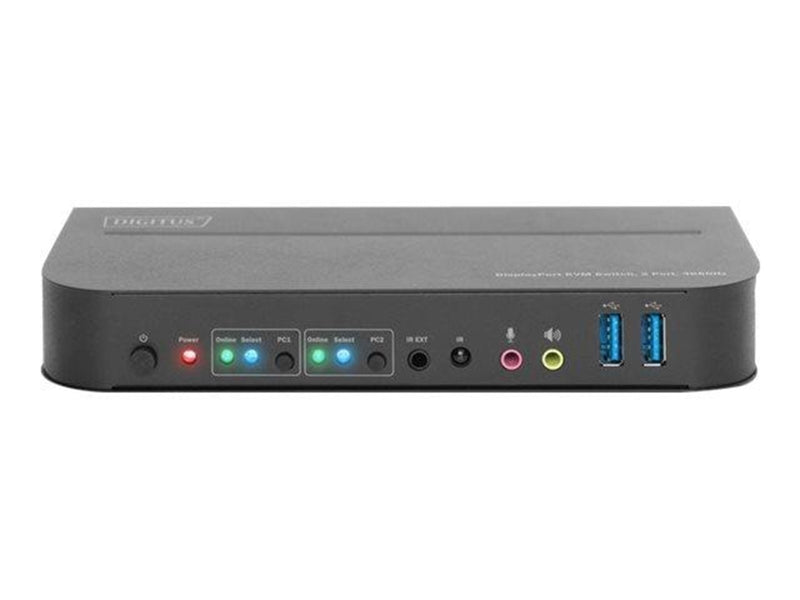 DIGITUS DS-12850 - KVM / audio / USB switch - 2 ports
