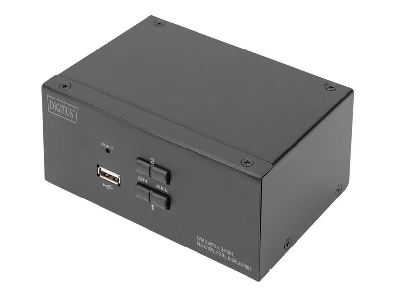 DIGITUS DS-12862 - KVM / audio / USB switch - 2 ports