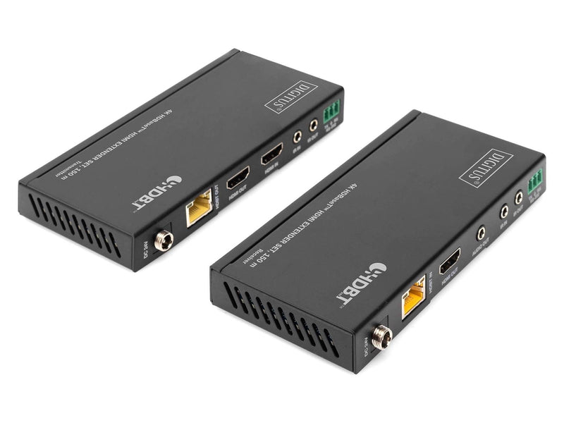 DIGITUS DS-55508 4K HDBaseT HDMI Extender Set Up to 150 meter