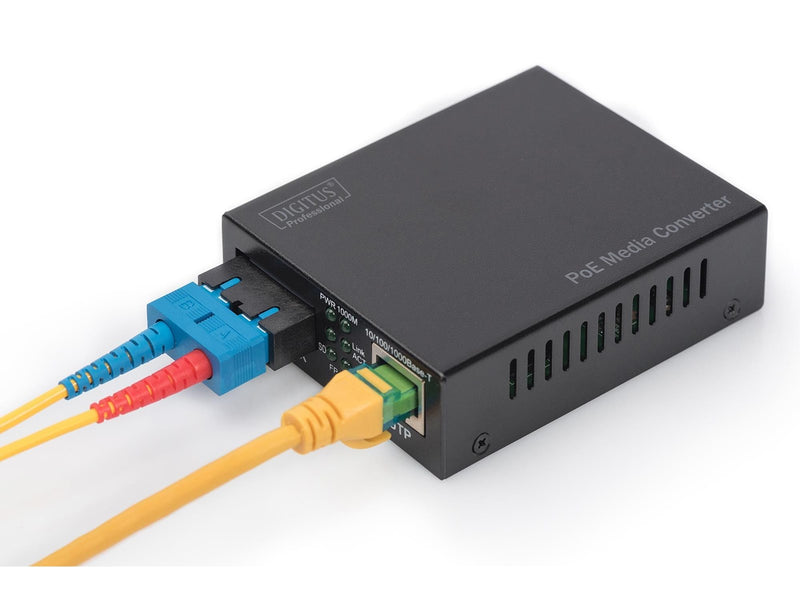 DIGITUS Ethernet PoE+ Media Converter