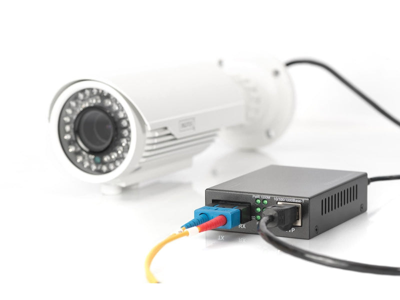 DIGITUS Ethernet PoE+ Media Converter