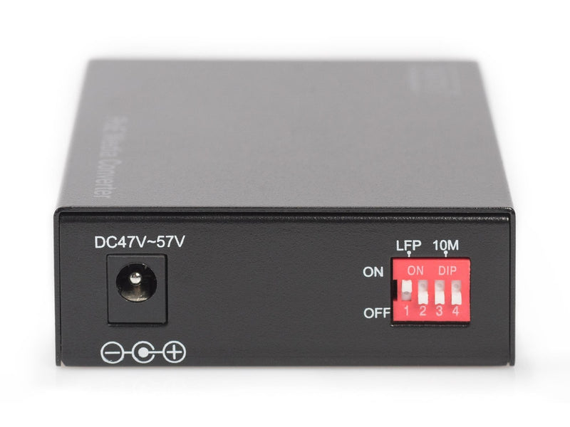 DIGITUS Ethernet PoE+ Media Converter