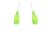 DIGITUS FO patch cord Armored SM Simplex - 5m - Weiß - 5m