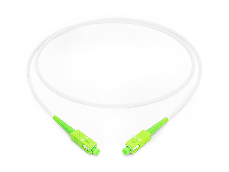 DIGITUS FO patch cord Armored SM Simplex - 5m - Weiß - 5m
