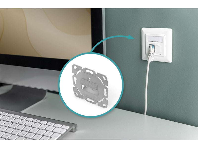 DIGITUS Face plate for Multimedia / Keystone Modules