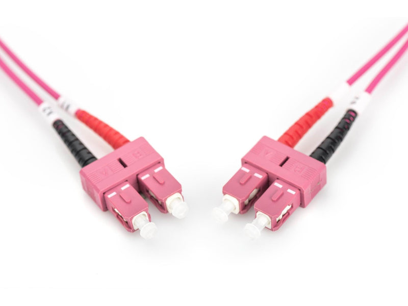 DIGITUS Fiber Optic Multimode Patch Cord - 2m - Rosa - 2m