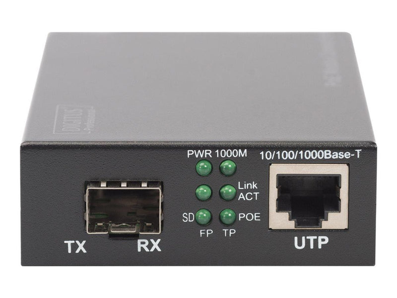 DIGITUS Gigabit PoE Media Converter