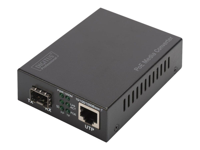 DIGITUS Gigabit PoE Media Converter