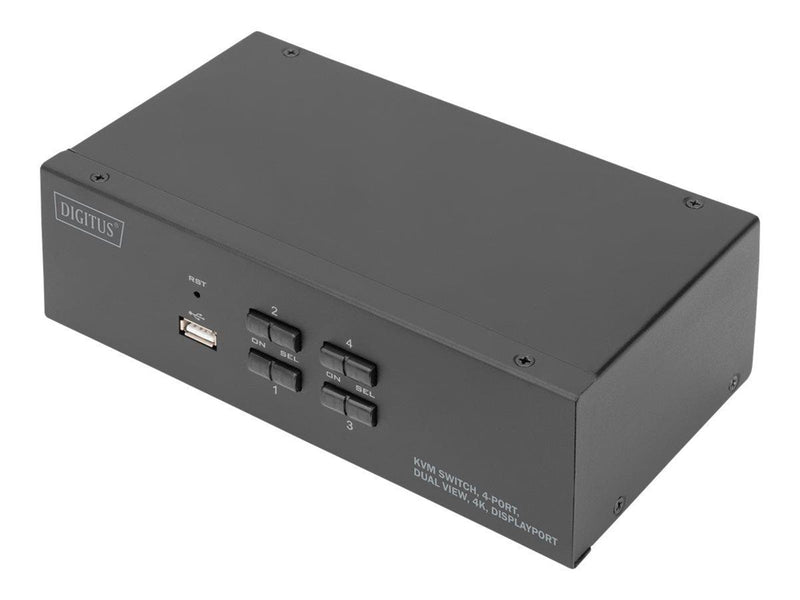 DIGITUS - KVM / audio / USB switch - 4 ports