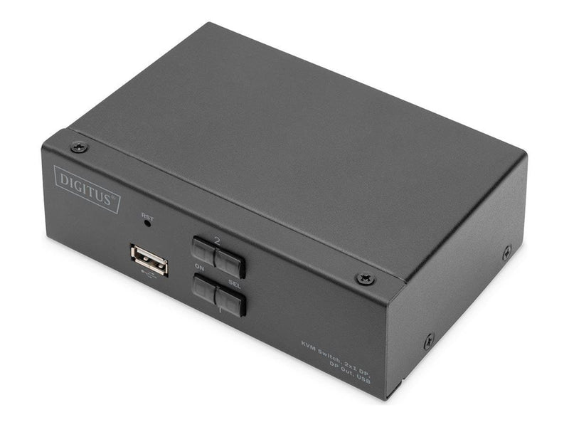 DIGITUS - KVM / audio switch - 2 ports