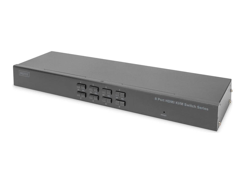 DIGITUS - KVM switch - HDMI - 8 ports - rack-mountable