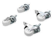 DIGITUS Lockable castors for standard wall mounting cabinets Unique Set (4 pcs.)