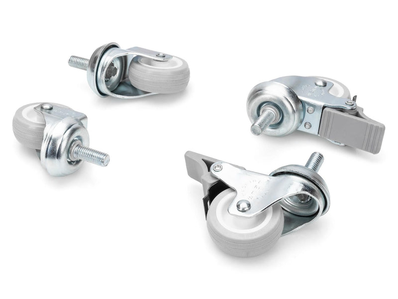 DIGITUS Lockable castors for standard wall mounting cabinets Unique Set (4 pcs.)