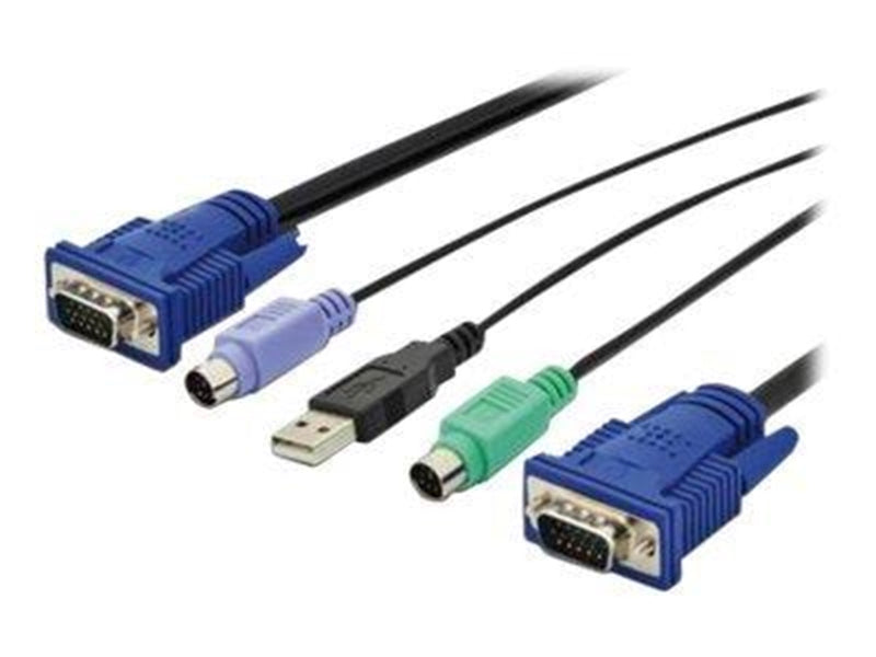 DIGITUS Octopus - keyboard / video / mouse (KVM) cable - 1.8 m