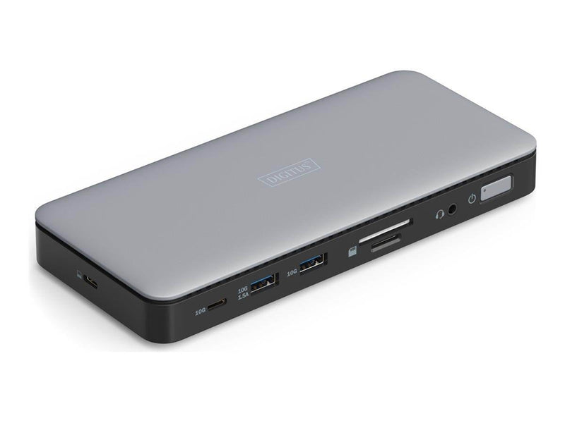 DIGITUS - docking station - USB-C - 2 x HDMI DP - 1GbE