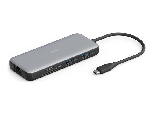 DIGITUS - docking station - USB-C 3.2 Gen 2 - HDMI - 1GbE