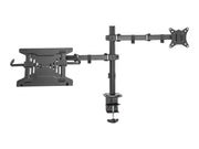 DIGITUS - mounting kit - for monitor / notebook - universal - matte black - Max - recommended for Up to 32" (monitor) / up to 15.6" (notebook)