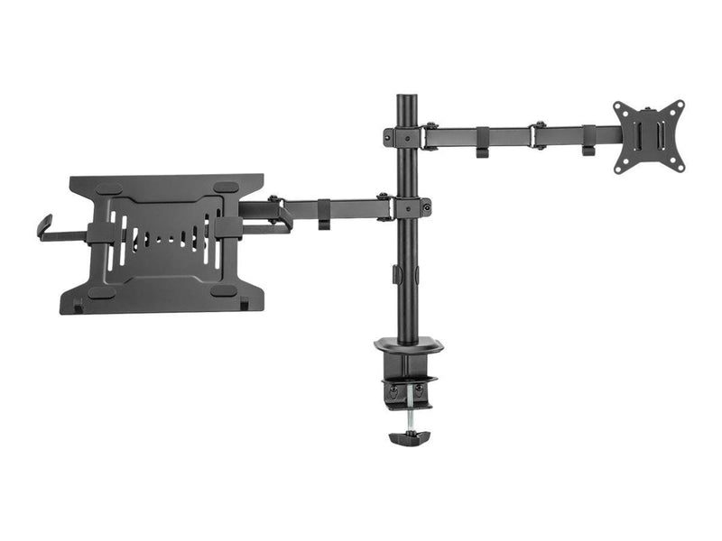 DIGITUS - mounting kit - for monitor / notebook - universal - matte black - Max - recommended for Up to 32" (monitor) / up to 15.6" (notebook)