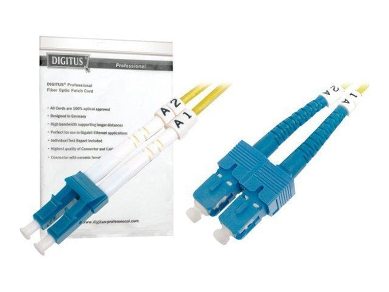 DIGITUS patch cable - 10 m - yellow - Gelb - 10m