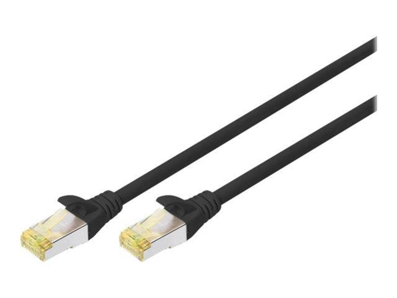 DIGITUS patch cable - 2 m - black - Schwarz - 2m