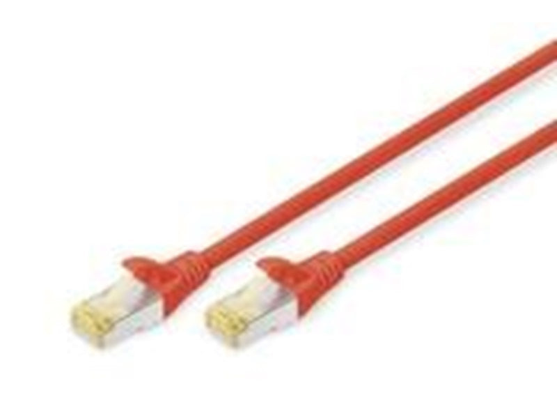 DIGITUS patch cable - 2 m - red - Rot - 2m
