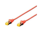DIGITUS patch cable - 3 m - red - Rot - 3m