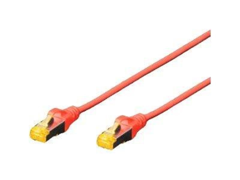 DIGITUS patch cable - 3 m - red - Rot - 3m
