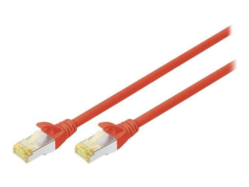 DIGITUS patch cable - 3 m - red - Rot - 3m