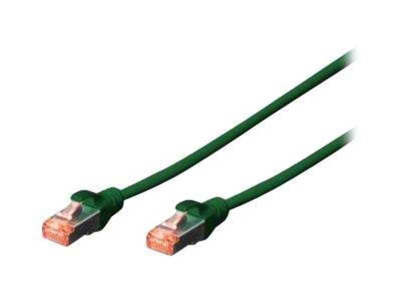 DIGITUS patch cable - 50 cm - green RAL 6016 - 0.5m