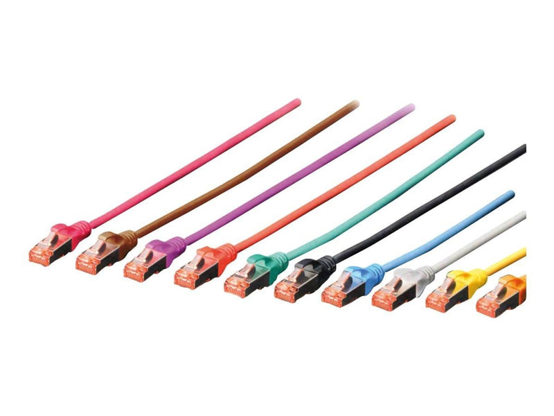 DIGITUS patch cable - 50 cm - grey - Grau - 0.5m