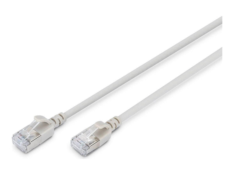 DIGITUS patch cable - grey - Grau - 10m