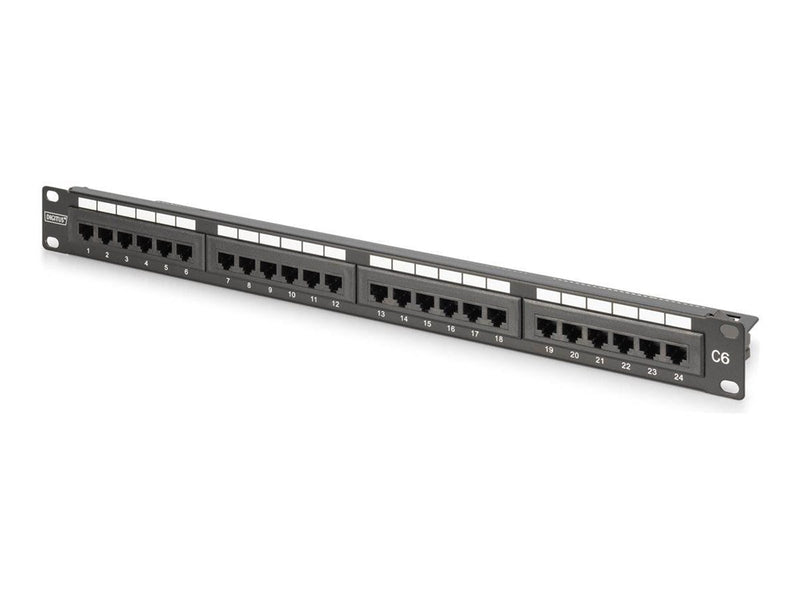 DIGITUS patch panel - 1U - 19" - class E