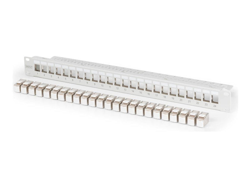 DIGITUS patch panel - 1U - 19" - modular