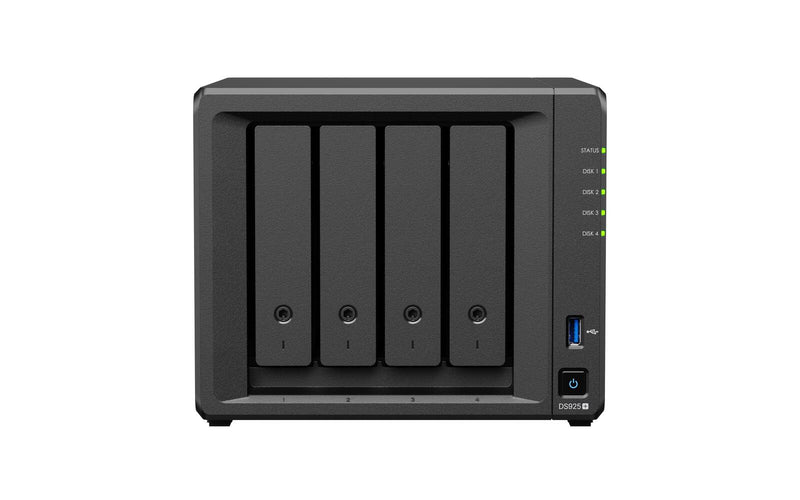 Synology DS925+ DiskStation + 16TB 4x Synology Plus 3.5' SATA 6Gb/s Festplatte 4 TB