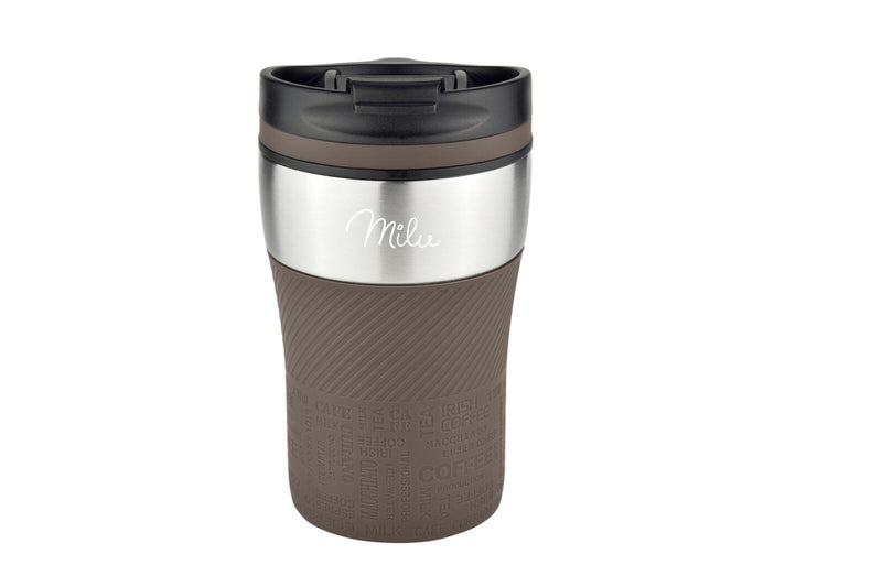 Milu Isolierbecher-Set (2-tlg.) - 210 ml - braun