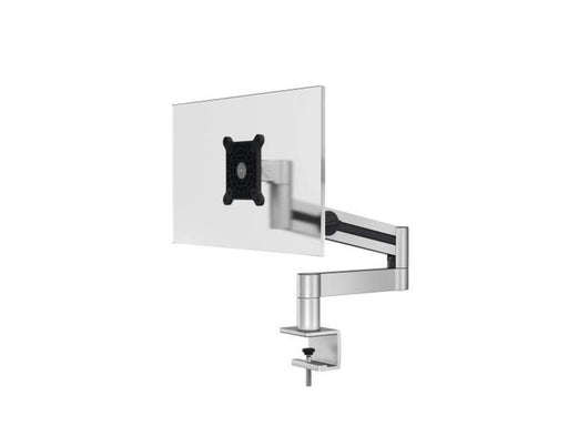 DURABLE Flexibler Monitorarm mit Tischklemme. Besonders gleichmäßige Einstellung des Bildschirms durch innenliegende Gasdruckfeder.