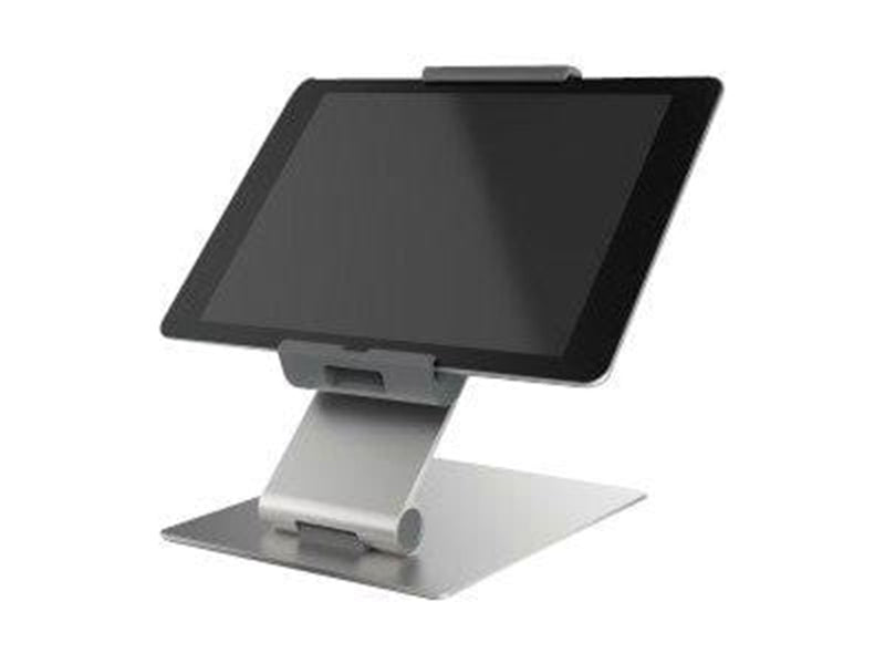 DURABLE Hochwertige Tablet Tischhalterung für alle Tablet Größen von 7-13". 360° drehbar, mit Diebstahlsicherung.