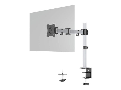 DURABLE Tischsäule für einen Monitor mit verstellbarer Höhe, Drehung und Neigung des Bildschirms.