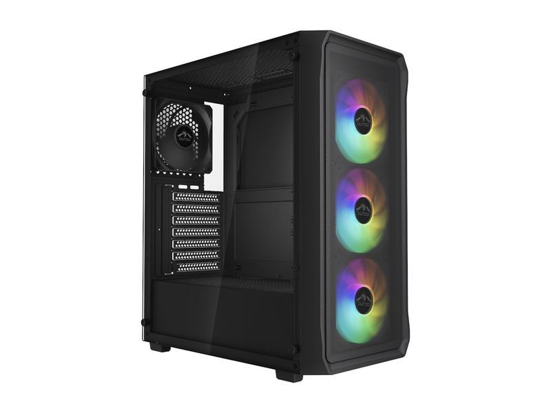 DUTZO C322 Mesh ARGB - Gehäuse - Miditower - Schwarz