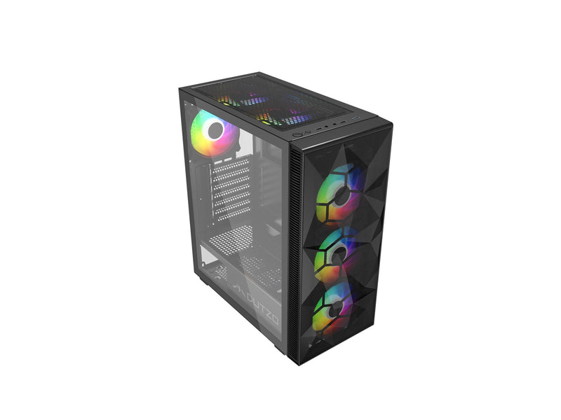 DUTZO C331 PWM ARGB - Gehäuse - Miditower - Schwarz