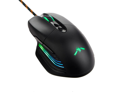 DUTZO Senshi RGB - Gaming Maus (Schwarz mit RGB)