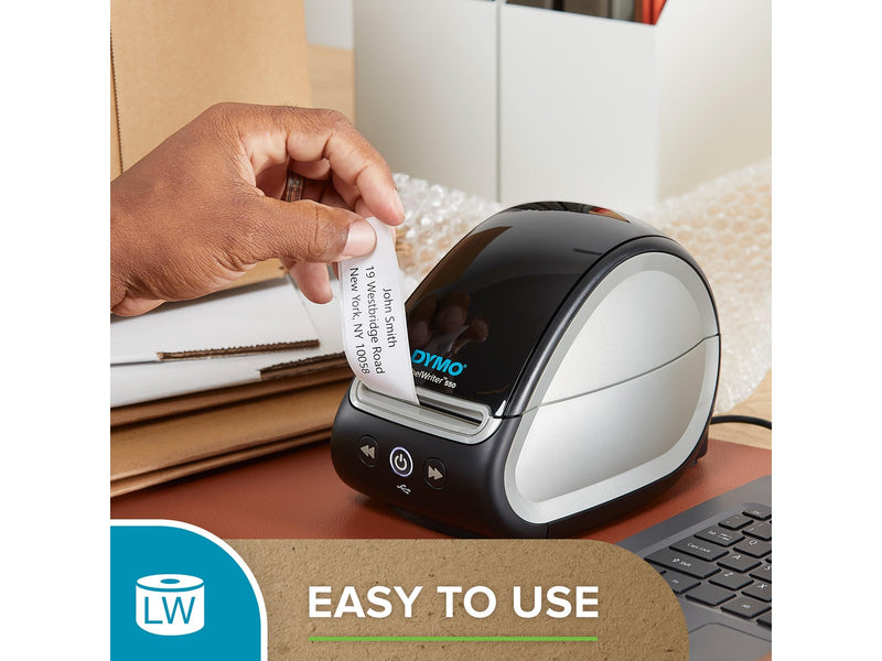 DYMO Authentic LabelWriter Small Name Badge Labels | 41 mm x 89 mm | Self-Adhesive | 12 Rolls of 300 Easy-Peel Labels (3.600 Count) | for LabelWriter Label Makers | Made in Europe