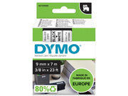 DYMO D1-Etiettenband | 9 mm x 7 m | schwarz auf weiß